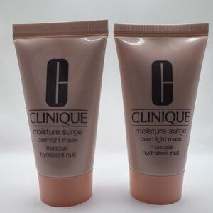 Lot Of 2 Clinique Moisture Surge Overnight Mask Travel Size 1fl oz/30ml